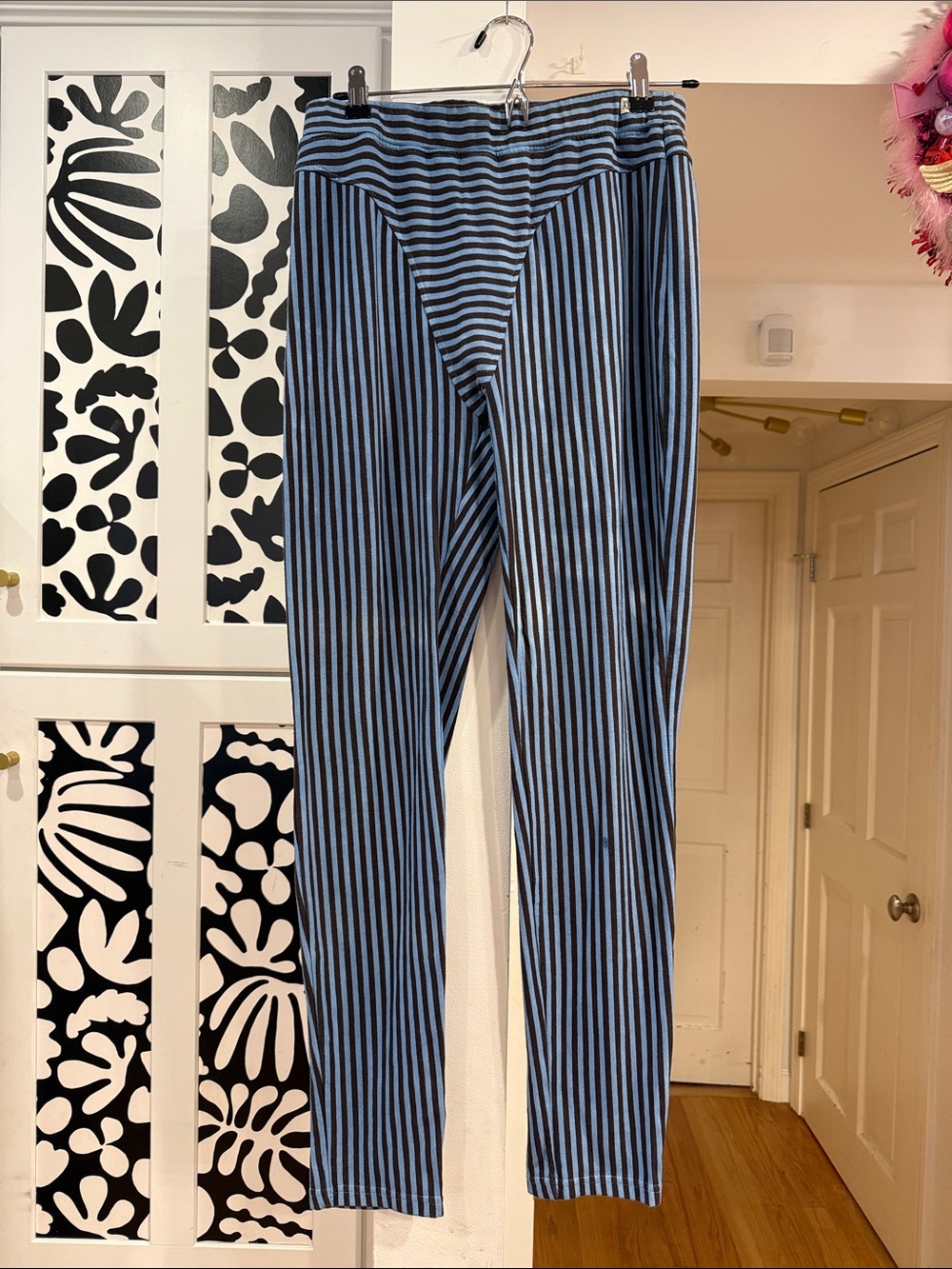 FBC fashion brand company striped thong leggings XL